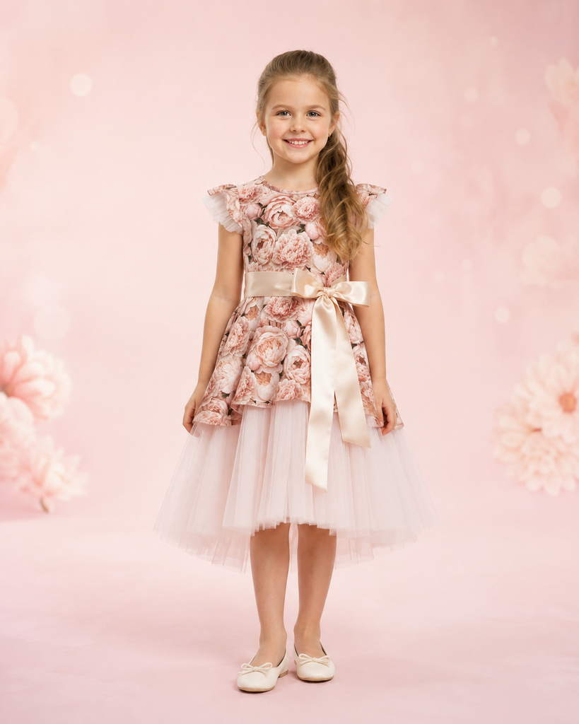 Pidulik tüllkleit Light Pink Peony Dream