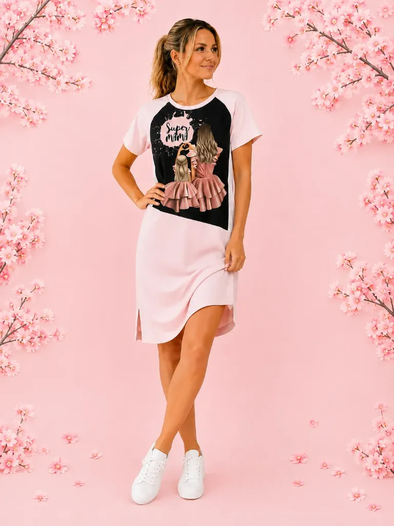 Naise dresskleit Super Mama (34, Lühikesed, Ei soovi)