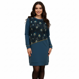 Naiste luksuslik dresskleit Pecock Feathers