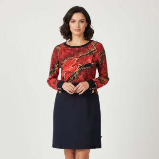 Kvaliteetne naiste dresskleit Red Rubi