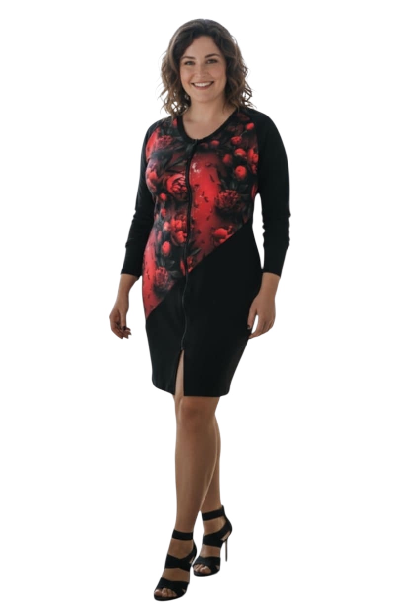 Eest täispika lukuga silmapaistev dresskleit Aphrodite (erinevad kangavalikud)